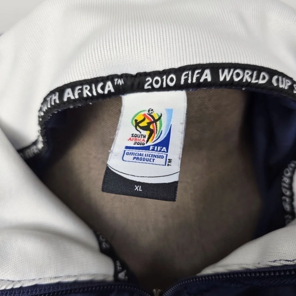 FIFA Team USA Soccer World Cup South Africa 2010 Track Jacket Size XL- Blue - Picture 6 of 10